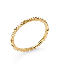 Astrid 14k Yellow Gold Ring White Diamond