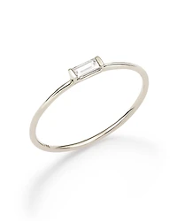 Isabella 14k Yellow Gold Band Ring White Diamond
