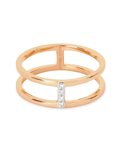 Waylon 14K White Gold Band Ring Diamond