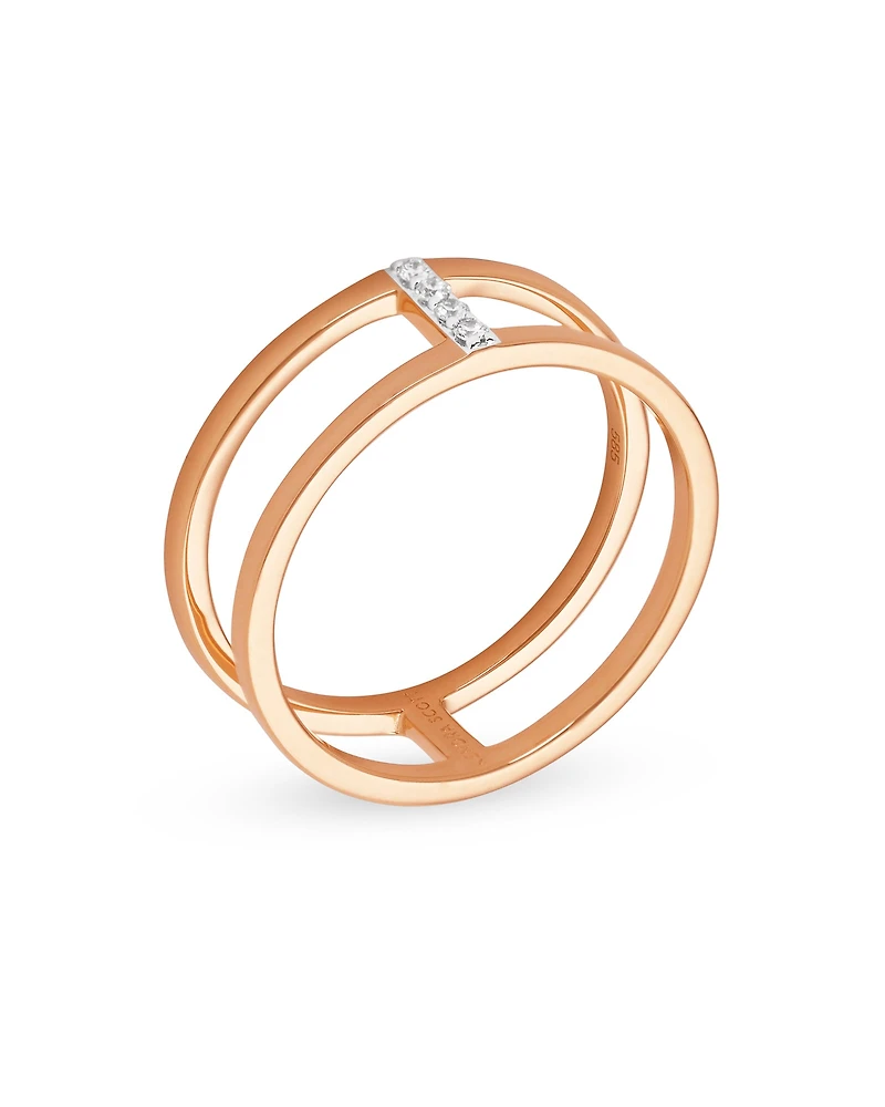 Waylon 14K White Gold Band Ring Diamond