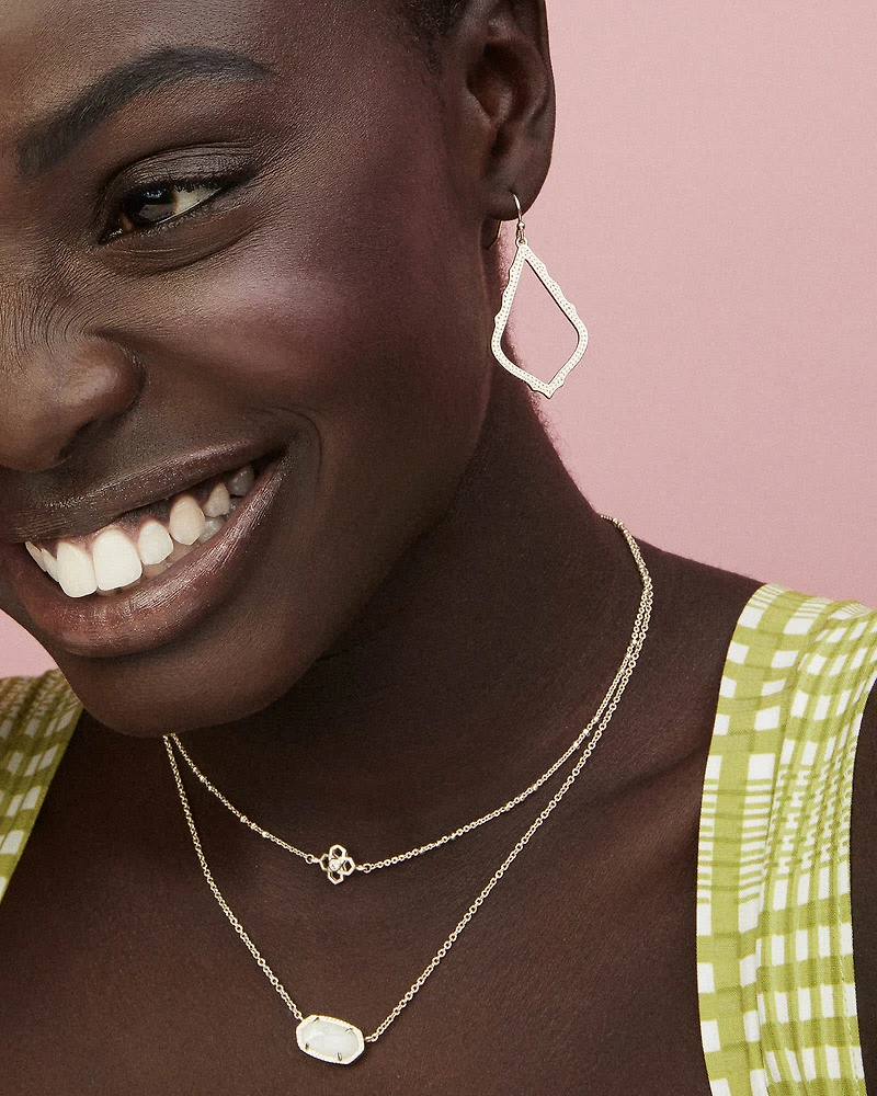 Sophia Drop Earrings Rose Gold
