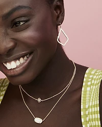 Sophia Drop Earrings Rose Gold