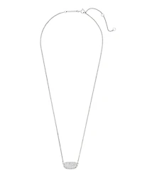 0.39 ct Elisa Pendant Necklace Pave Diamond and 14k Yellow Gold