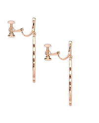 Sophia Clip-On Drop Earrings Silver