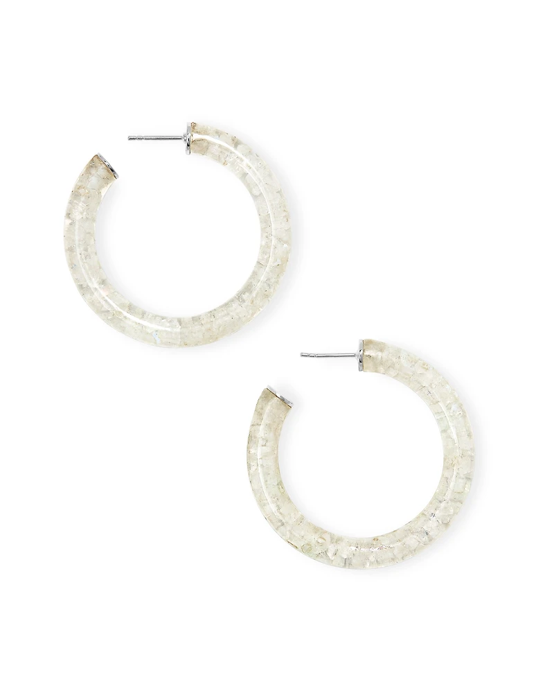 SONNIE HOOP STRLG SLV RNBW MOONSTONE