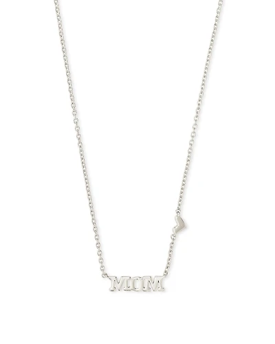 Mom Pendant Necklace in Gold