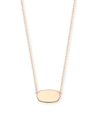 Elisa Pendant Necklace in 18k Rose Gold Vermeil