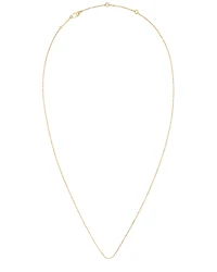 22 Inch Ball Chain Necklace in 18k Gold Vermeil
