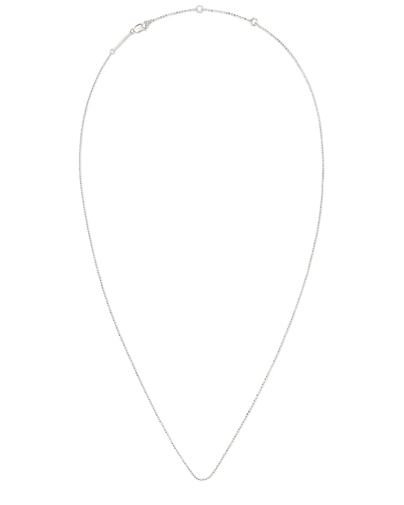 22 Inch Ball Chain Necklace in Sterling Silver
