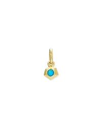 Blaire 18k Gold Vermeil Charm in Turquoise