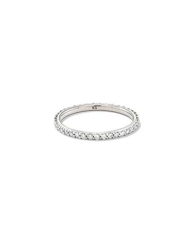 ct Marilyn 14k White Gold Full Eternity Band Ring Diamond