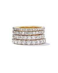 ct Marilyn 14k White Gold Full Eternity Band Ring Diamond