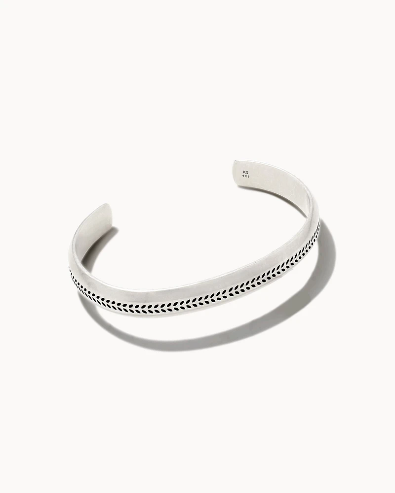 Hicks Cuff Bracelet Oxidized Sterling Silver