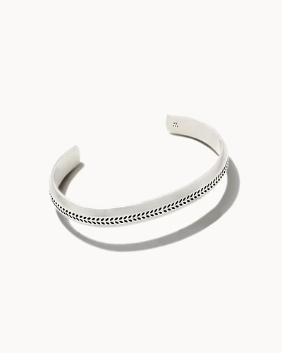 Hicks Cuff Bracelet Oxidized Sterling Silver