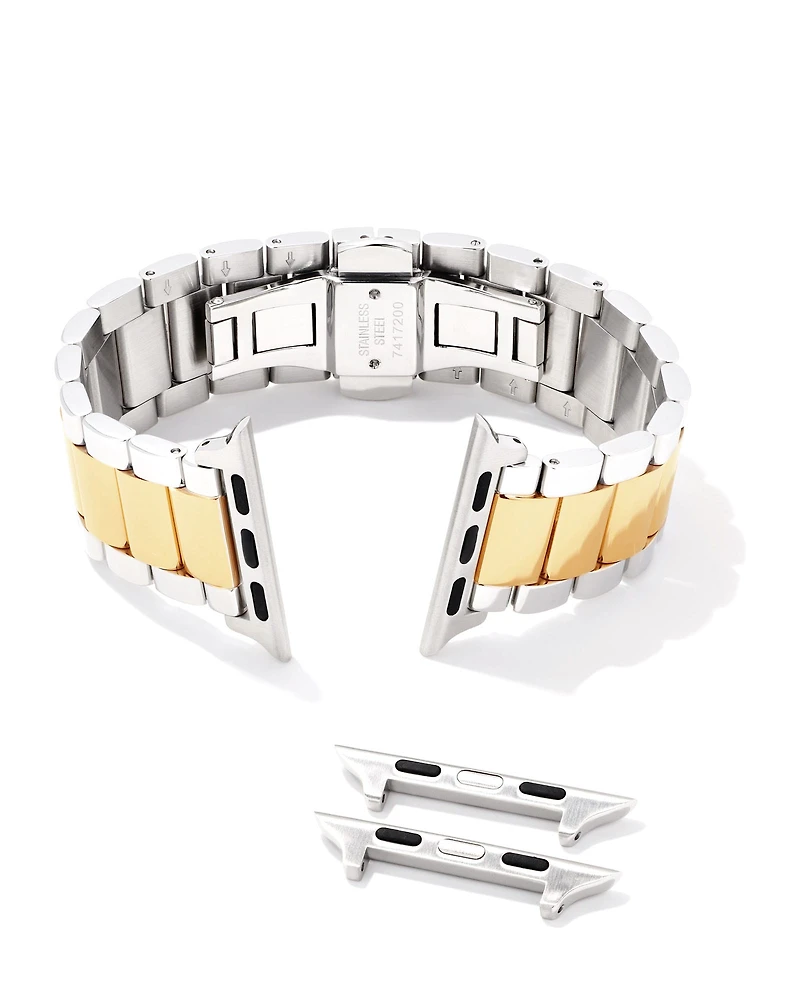 Dira 3 Link Watch Band Two Tone Stainless Steel