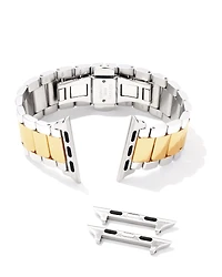 Dira 3 Link Watch Band Two Tone Stainless Steel