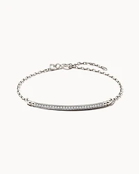 0.2 ct Ott 14k Yellow Gold Delicate Bracelet White Diamond