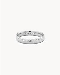 0.31 ct Whitney 14k White Gold Band Ring Diamond