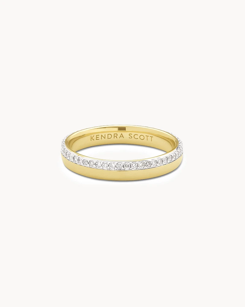 0.31 ct Whitney 14k White Gold Band Ring Diamond