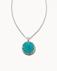 Jane Sterling Silver Pendant Necklace in Turquoise