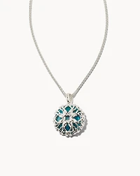 Jane Sterling Silver Pendant Necklace in Turquoise
