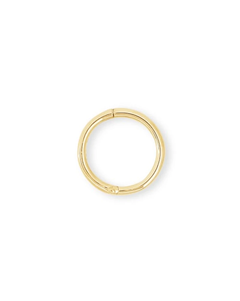 Keeley 10mm Single Huggie Earring 18k Yellow Gold Vermeil
