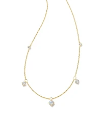 Blakely 18k Gold Vermeil Strand Necklace in Green Onyx