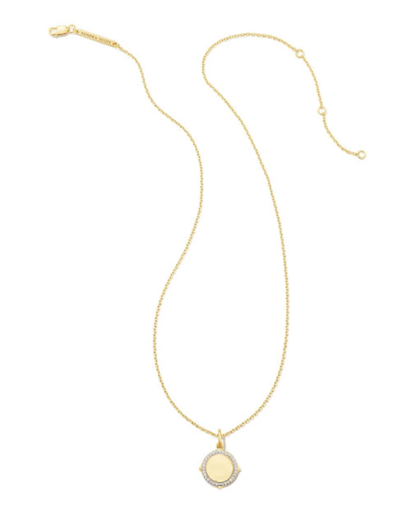 Matilda Luxe Sterling Silver Charm Necklace White Sapphire