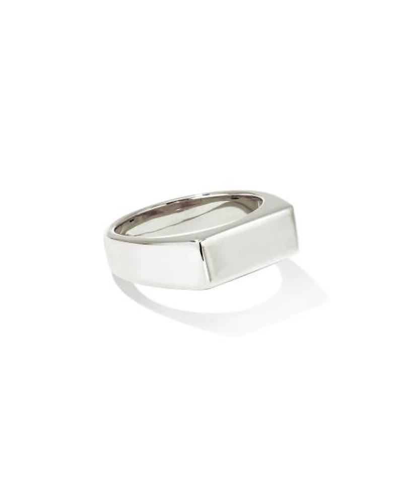 Hudson Signet Ring Sterling Silver