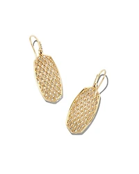 1.53 ct 20th Anniversary Ellen 14k Yellow Gold Drop Earrings in White Diamond