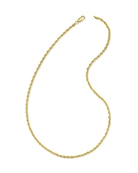 Ryan 22" Rope Chain Necklace Oxidized Sterling Silver