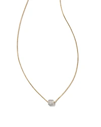 0.15 ct Stella 14k Yellow Gold Pendant Necklace White Diamond