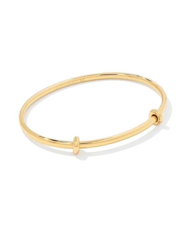 Charm Bangle Bracelet 18k Gold Vermeil