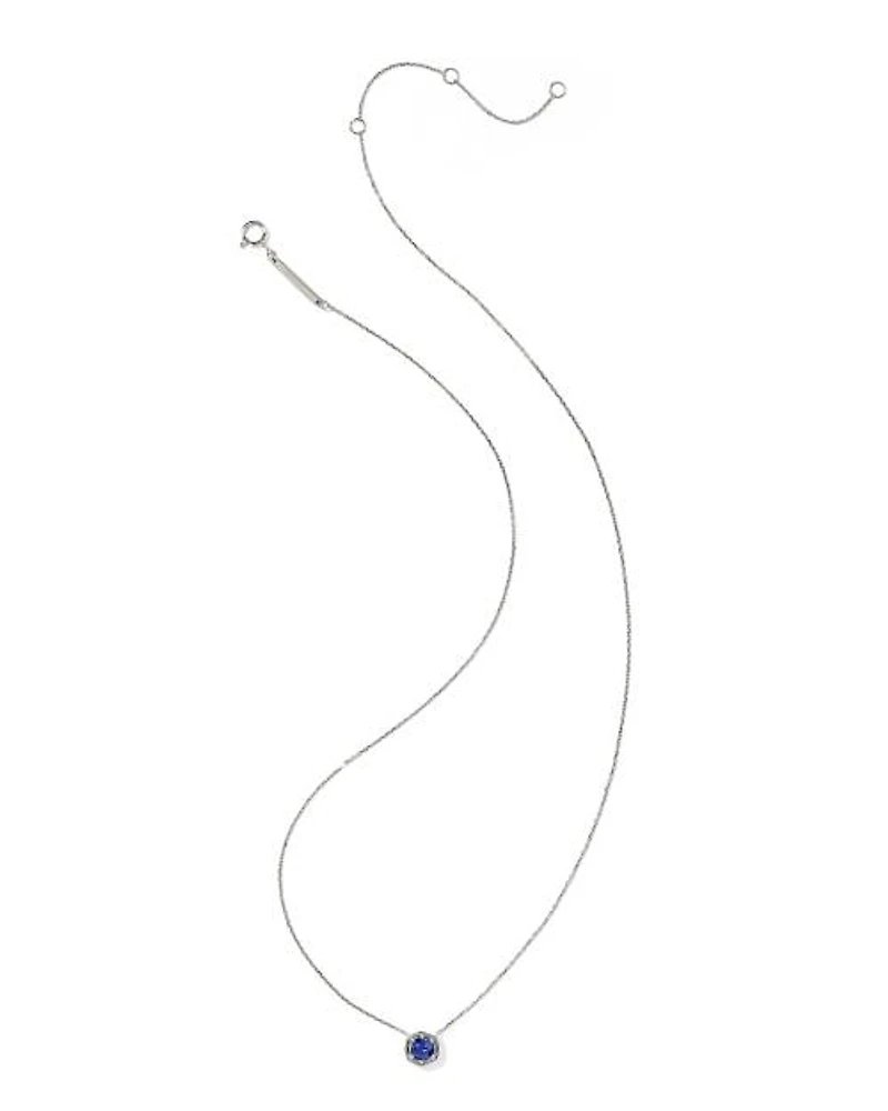 0.36 ct Lab Grown Gemstone Short 14k Yellow Gold Pendant