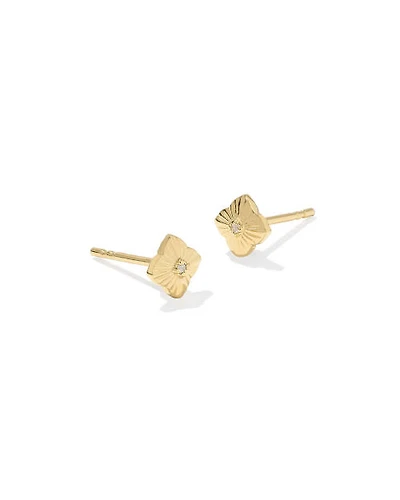 Dira Sterling Silver Topaz Stud Earrings