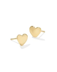 Jasmine Sterling Silver Small Heart Stud Earrings