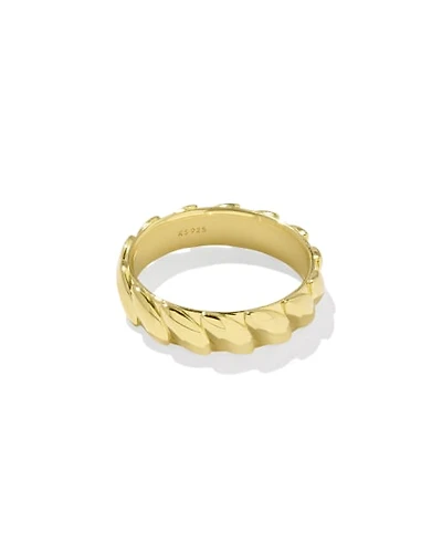 Tyler Wide Band Ring Sterling Silver