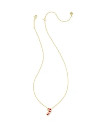 Candy Cane Short Pendant Necklace