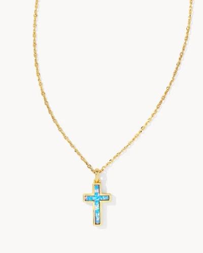 Cross Pendant Necklace in Gold