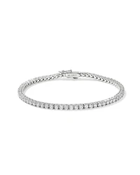 ct Lab Grown White Diamond Tennis Bracelet 14k Yellow Gold