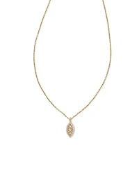 0.15 ct Vivianne 14k Yellow Gold Pendant Necklace White Diamond