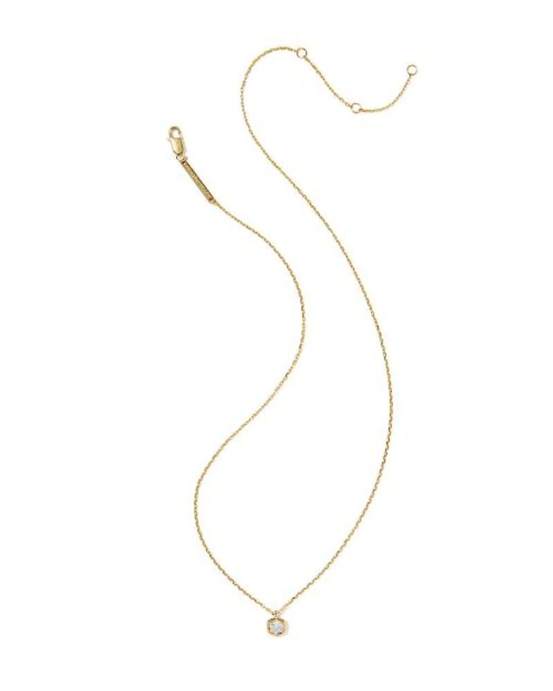 0.16 ct Lab Grown Diamond Davie Star Pendant Necklace Sterling Silver