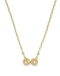 Beau Pave Short Pendant Necklace