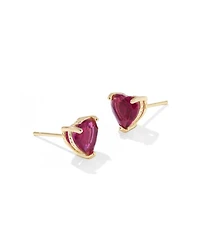 Ayla Heart Stud Earrings