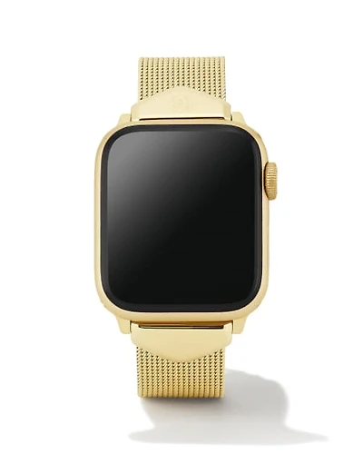 Mia Mesh Watch Band Gold Tone Stainless Steel