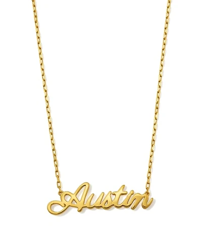 Austin Pendant Necklace 18k Gold Vermeil