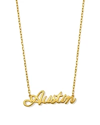 Austin Pendant Necklace 18k Gold Vermeil