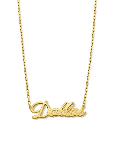 Dallas Pendant Necklace Sterling Silver
