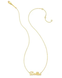 Dallas Pendant Necklace Sterling Silver