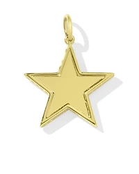 Large Star Charm Sterling Silver